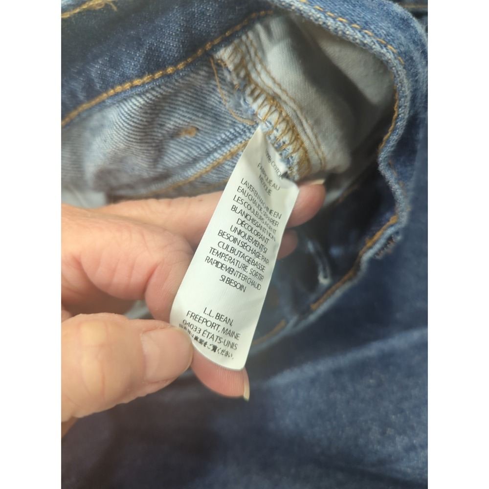 LL BEAN Classic Fit Jeans Men's 30x36 Blue Denim Jeans 71341 - Picture 4 of 10